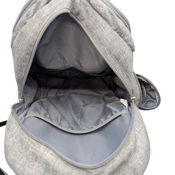 Cisco Raffi Backpack Diaper Bag Unisex Light Grey Many Pockets 15" - Picture 8 of 15